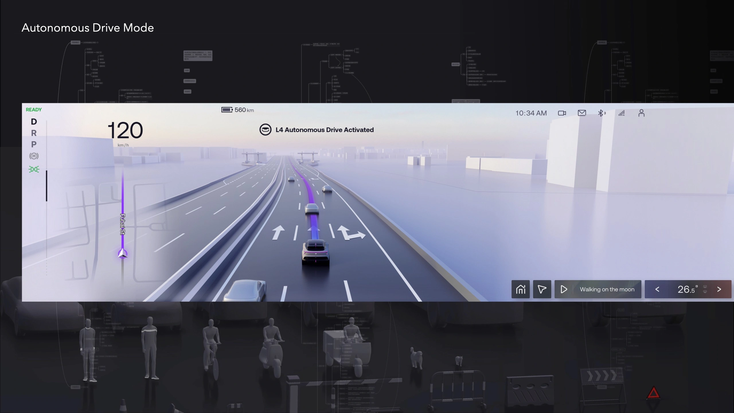 JIDU light mode autonomous driving assertion state